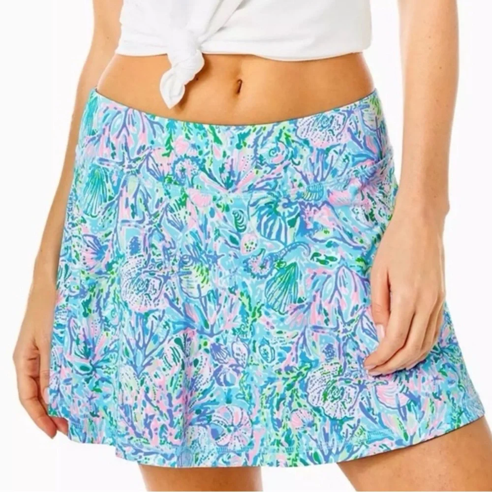 Lilly Pulitzer NWT Alia Skort - Hydra Blue - Picture 1 of 5